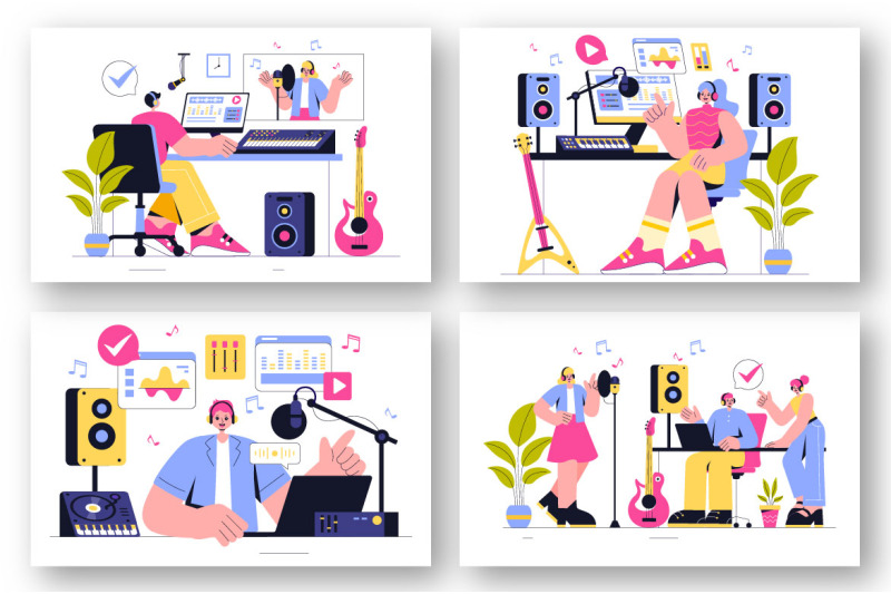 8-music-production-illustration