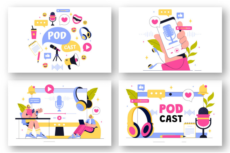 13-podcast-studio-illustration