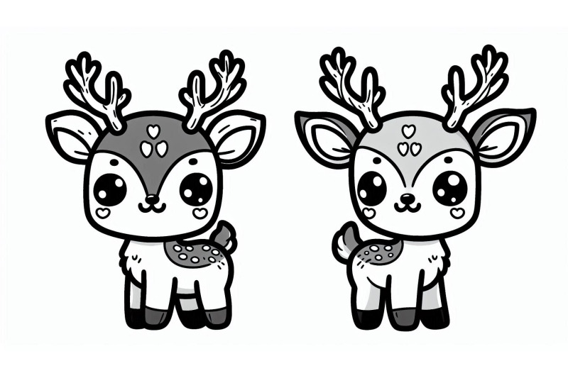 cartoon-deer-standing