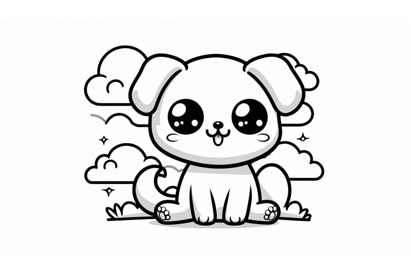 cartoon-dog-sitting
