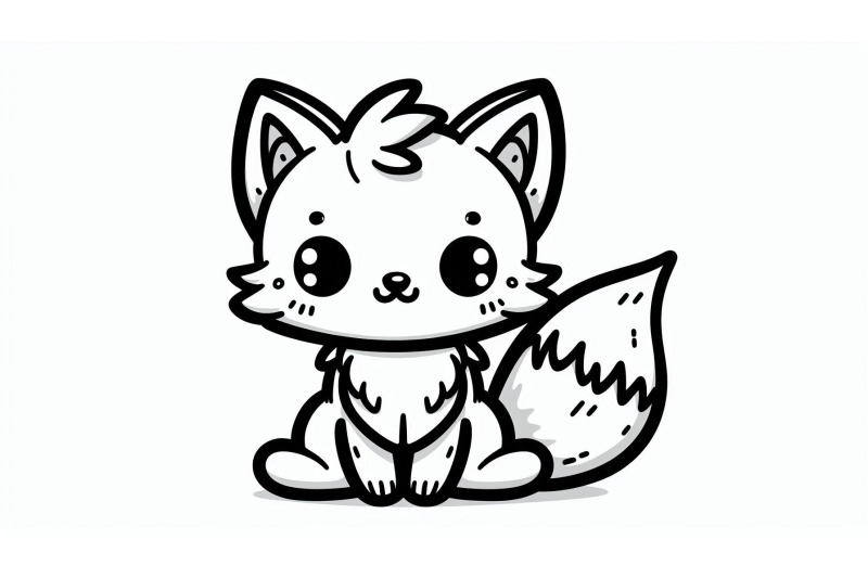 cartoon-fox-sitting