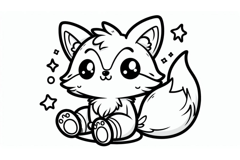 cartoon-fox-sitting