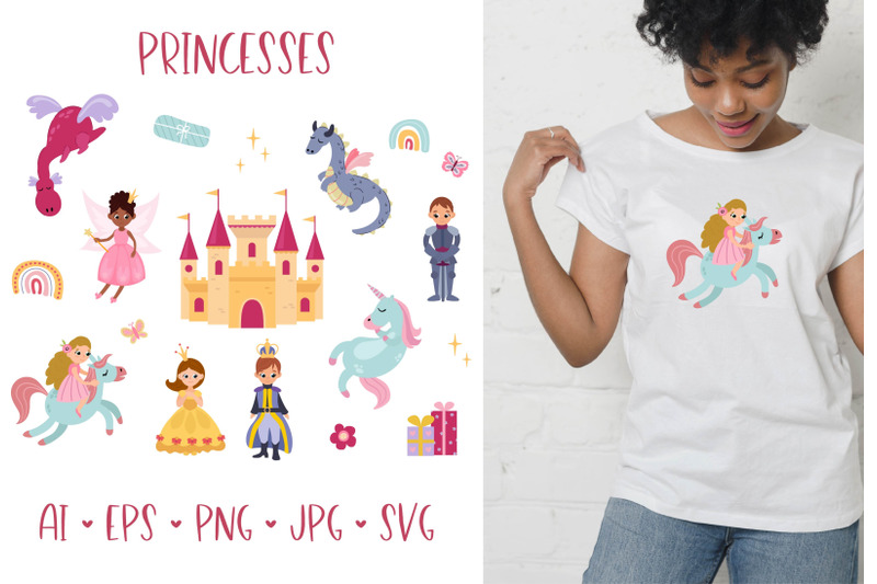 princesses-collection-svg-file