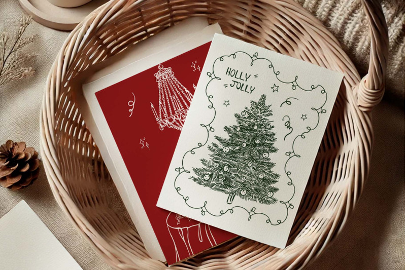 christmas-vector-retro-whimsical-frames