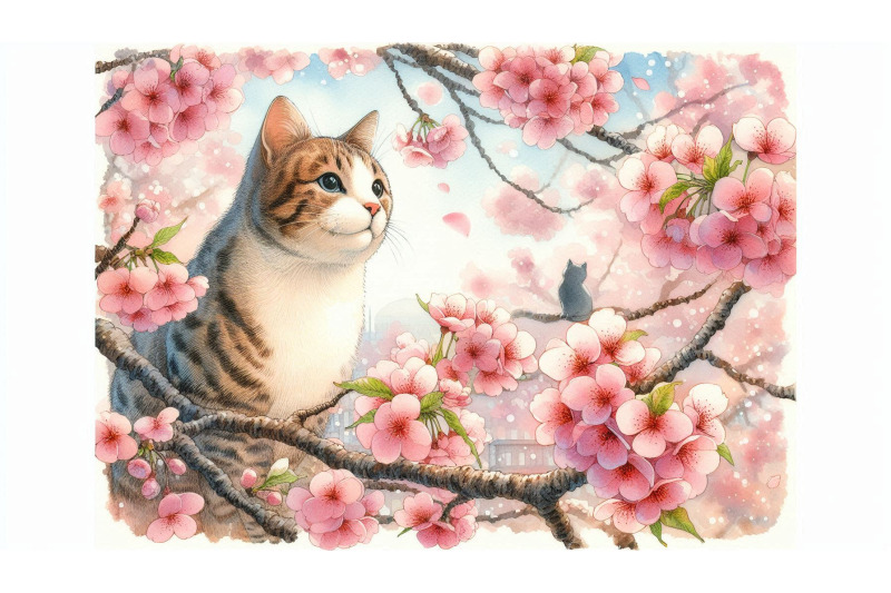 cherry-blossom-cat
