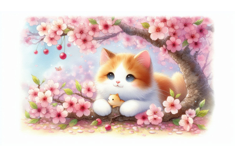 cherry-blossom-cat