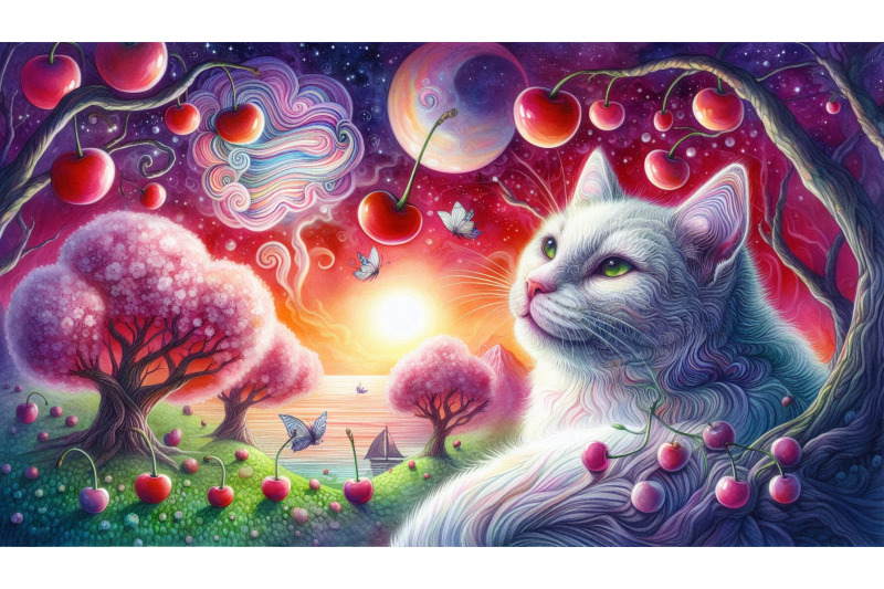 cherry-paradise-cat