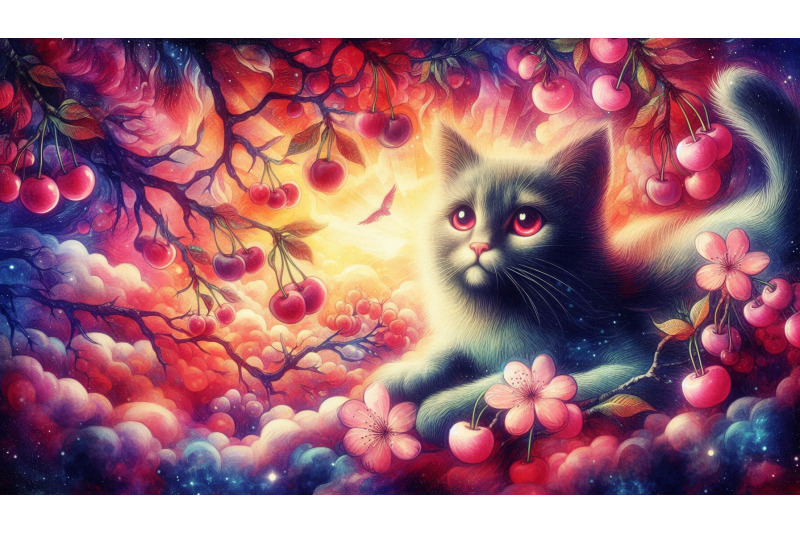 cherry-paradise-cat