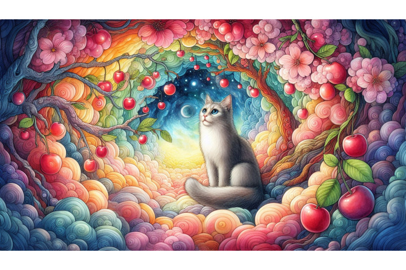 cherry-paradise-cat