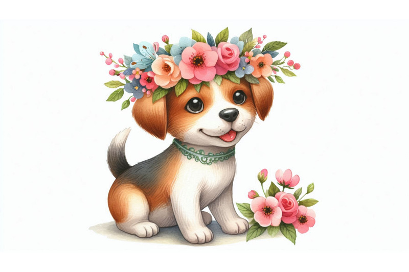 dog-floral-crown
