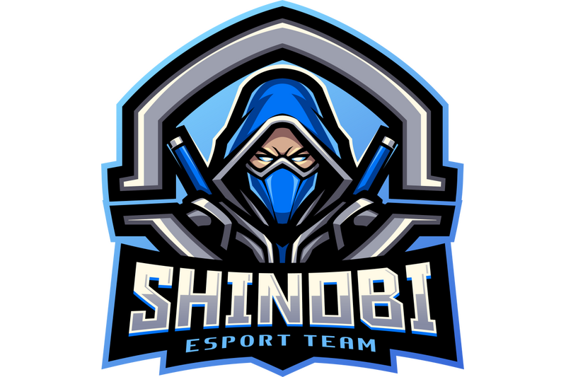 shinobi-esport-mascot-logo-design