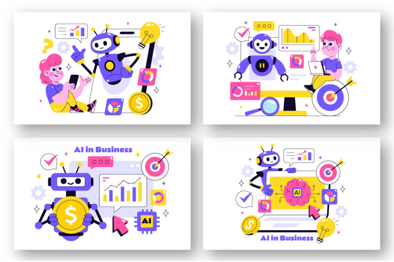 10-artificial-intelligence-in-business-illustration