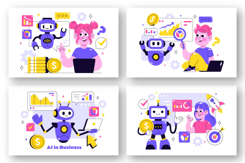 10-artificial-intelligence-in-business-illustration