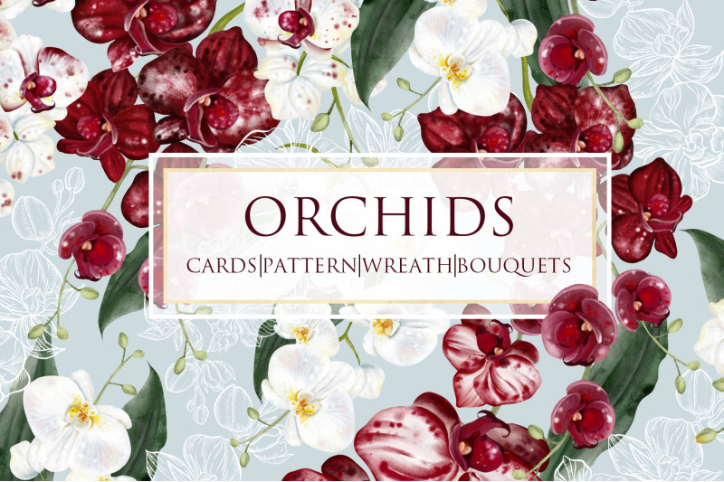 watercolor-orchids