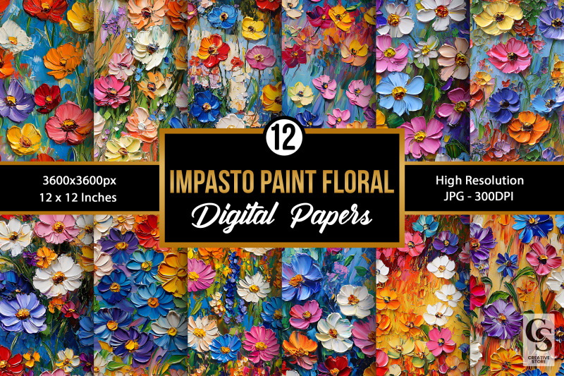 colorful-impasto-painted-flowers-digital-paper