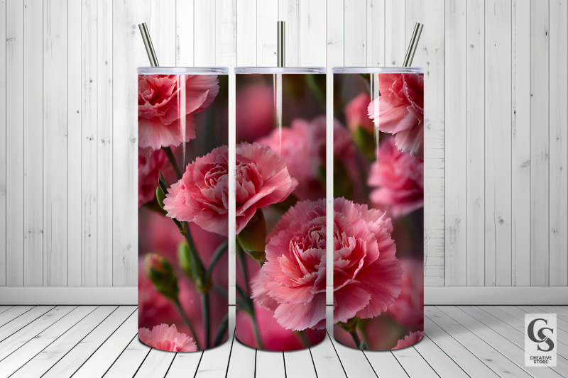pink-carnation-flowers-digital-paper