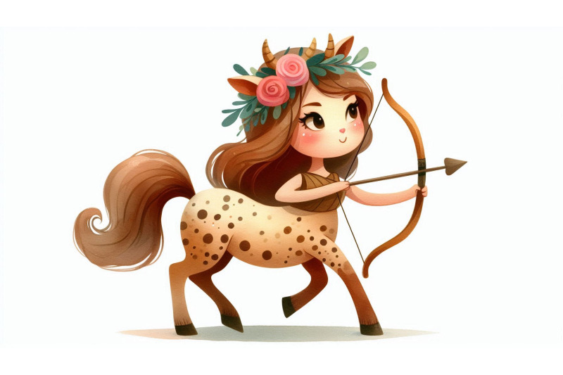 cartoon-centaur-bow-vector