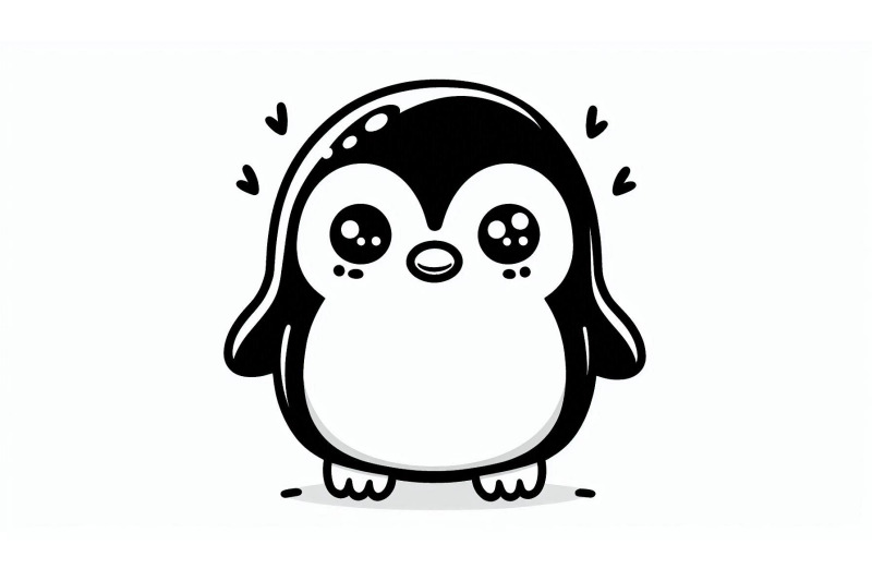 cartoon-penguin-standing
