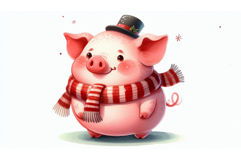 cartoon-pig-smiling-vector
