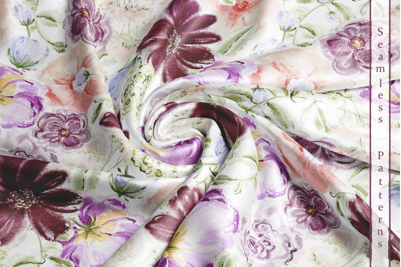 watercolor-floral-patterns-amp-frames-for-wedding-design