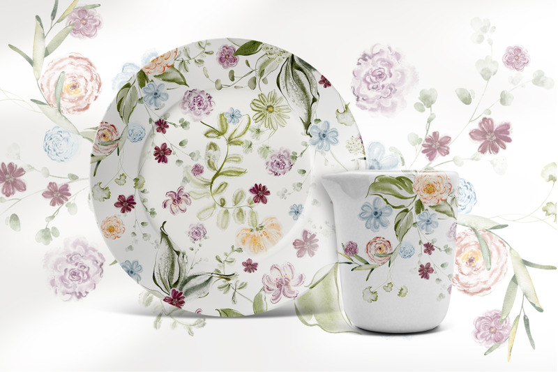 watercolor-floral-patterns-amp-frames-for-wedding-design