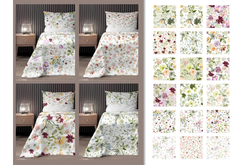 watercolor-floral-patterns-amp-frames-for-wedding-design