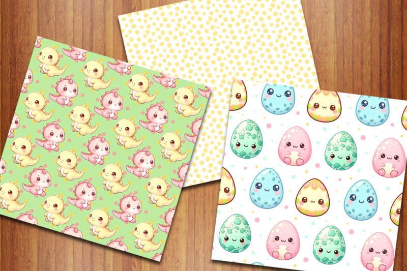 cute-baby-dinosaurs-digital-papers-kawaii-dino-scrapbook-papers