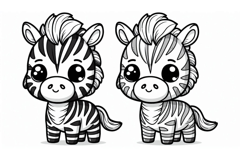 cartoon-zebra-standing