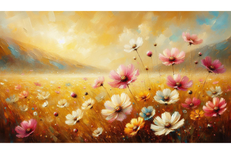 cosmos-golden-impressionism
