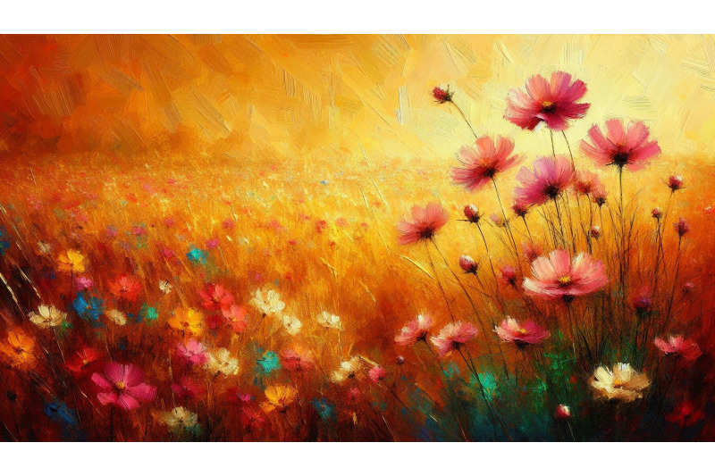 cosmos-golden-impressionism
