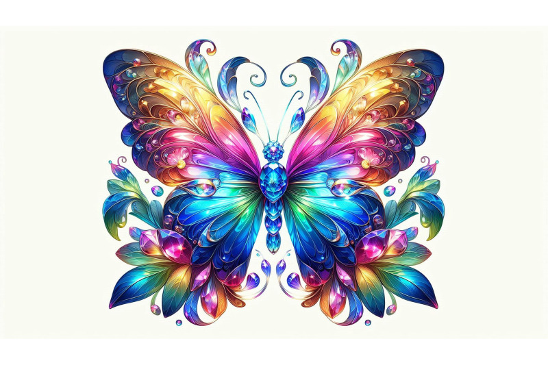 crystal-glass-butterfly