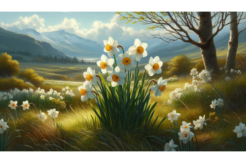 daffodil-meadow-realism