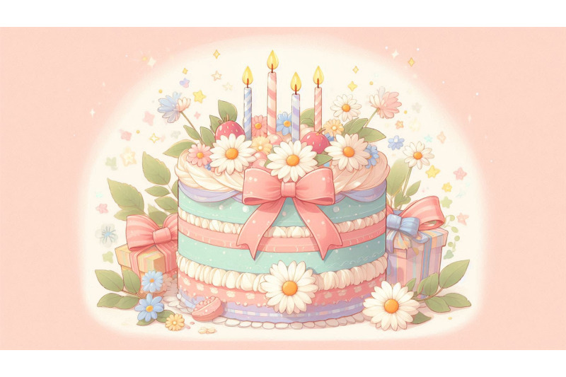 daisy-cake-pastel