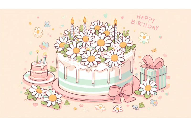 daisy-cake-pastel