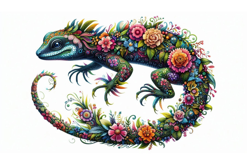 decorated-lizard