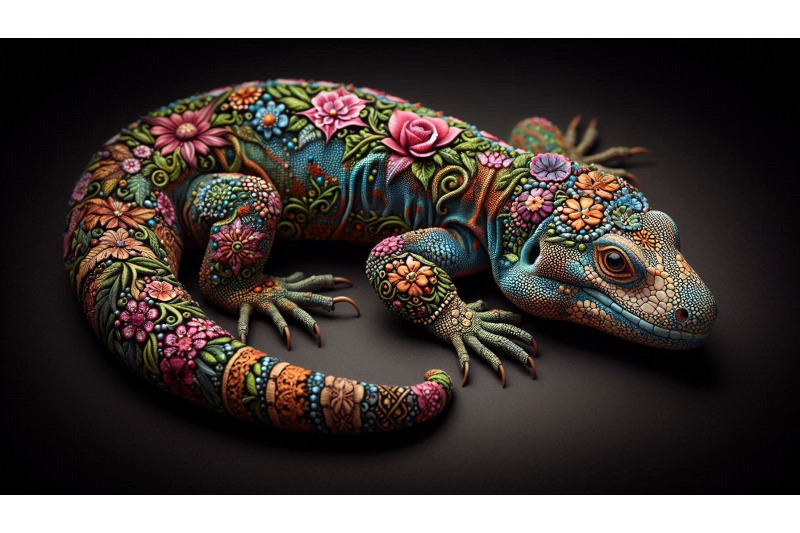 decorated-lizard