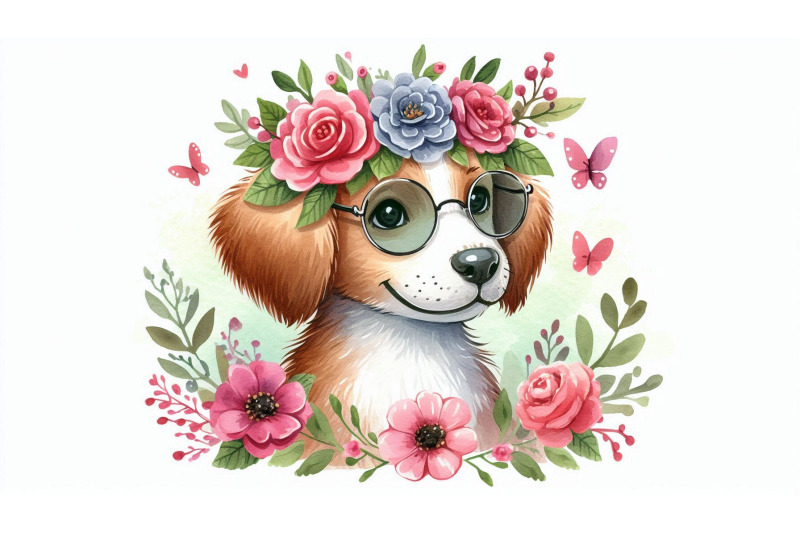 dog-floral-crown
