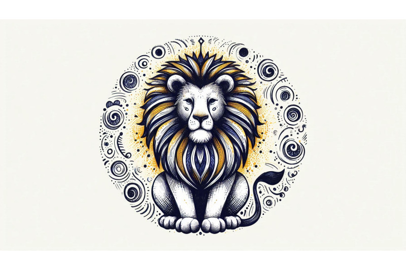 doodle-lion-sketch-illustration