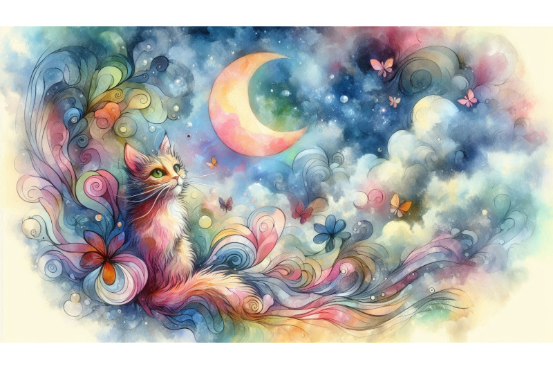 dreamy-petals-cat