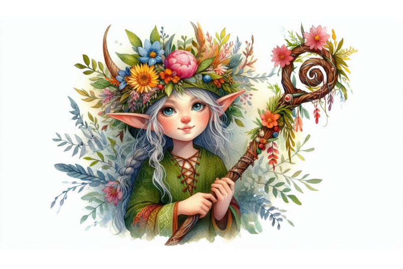 elf-staff-watercolor