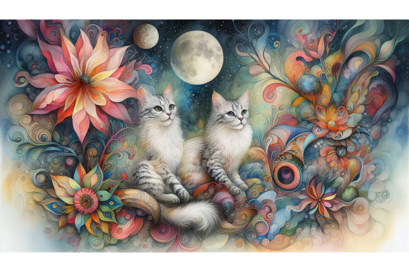 floral-dream-cat