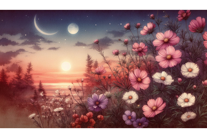 flowers-dusk-vintage