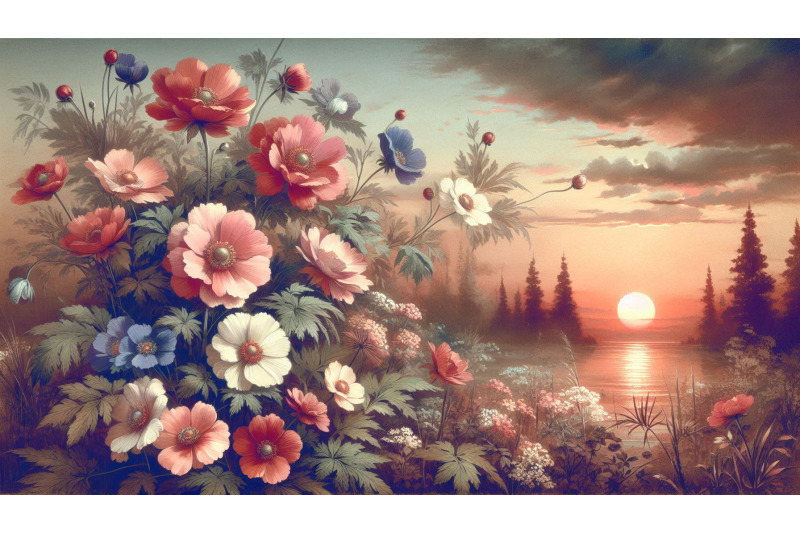 flowers-dusk-vintage
