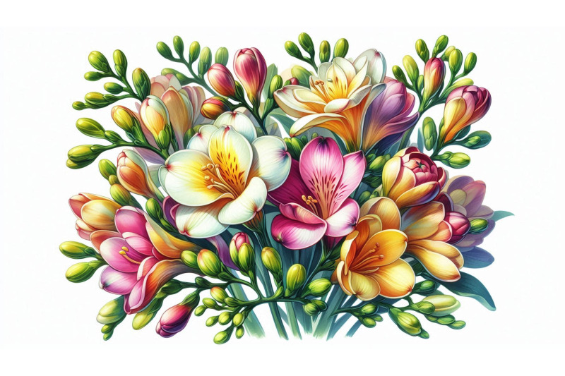 freesia-bright-watercolor