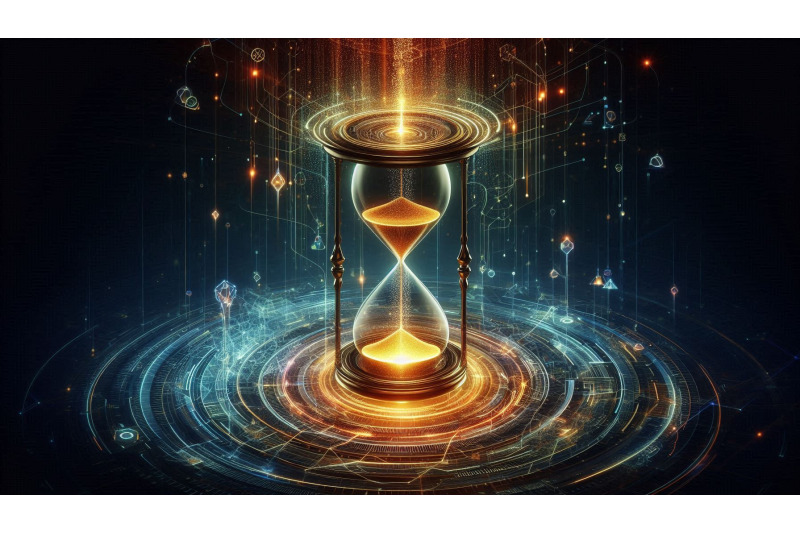 futuristic-glowing-hourglass