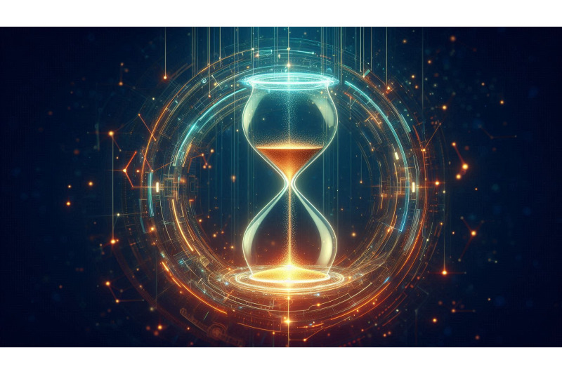 futuristic-glowing-hourglass