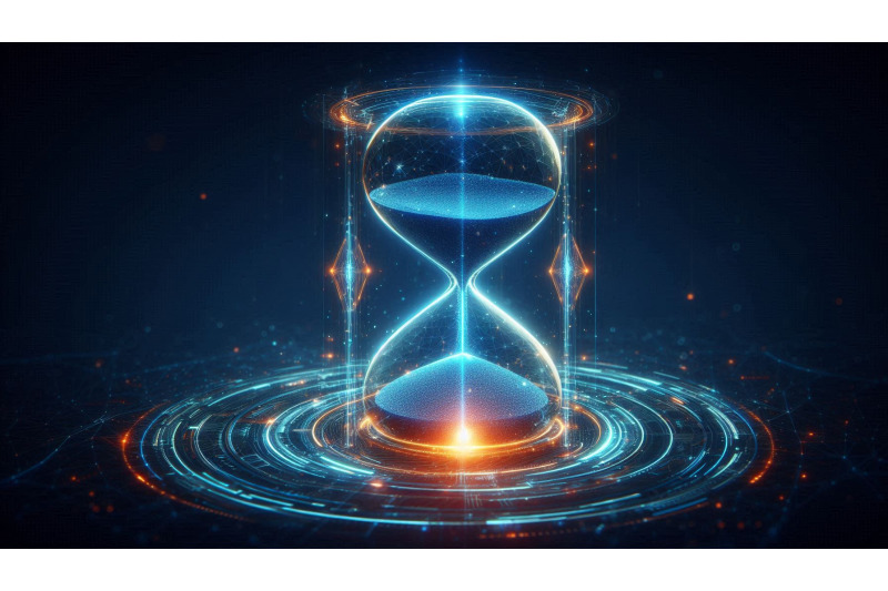 futuristic-glowing-hourglass