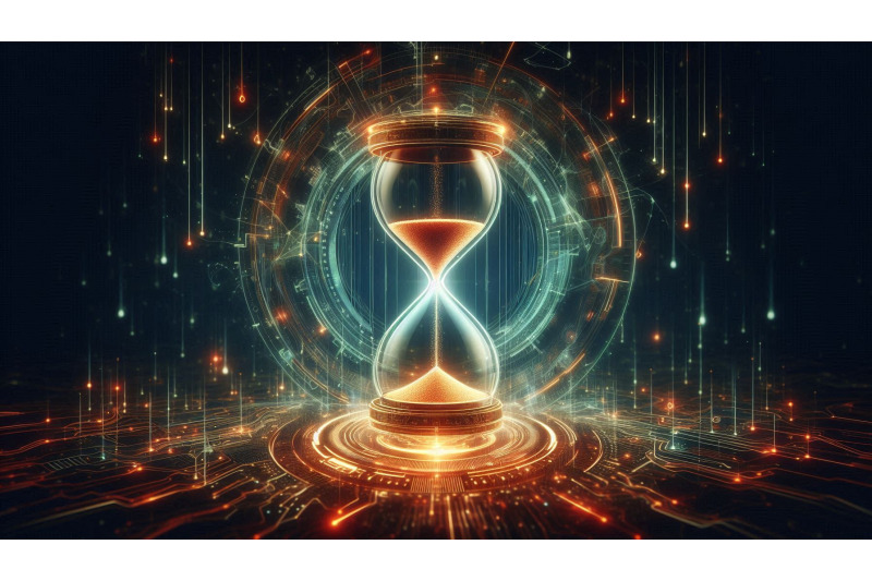futuristic-glowing-hourglass
