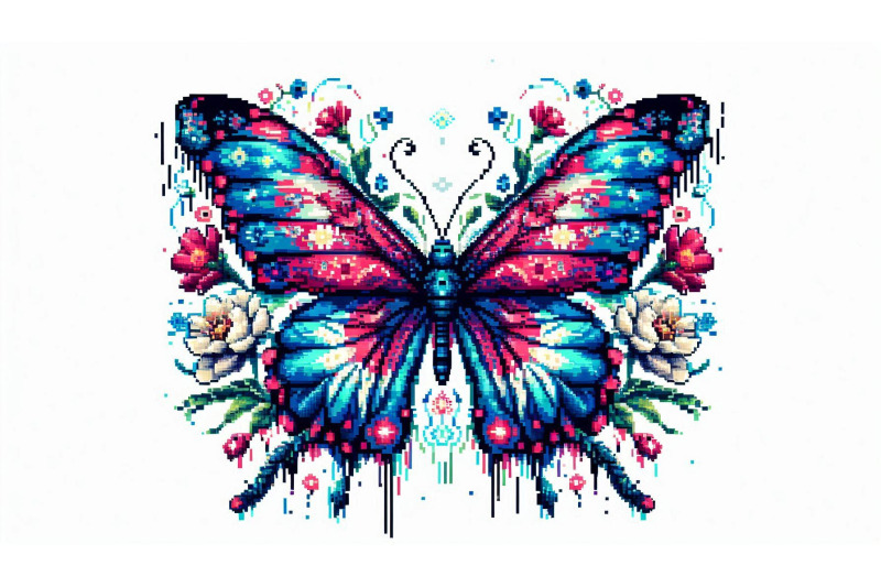 glitch-art-butterfly