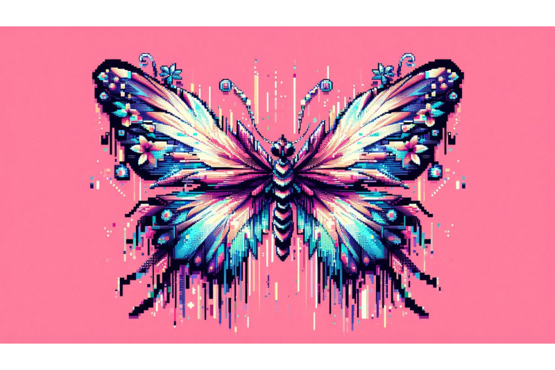 glitch-art-butterfly